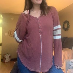 Free People Football Top
